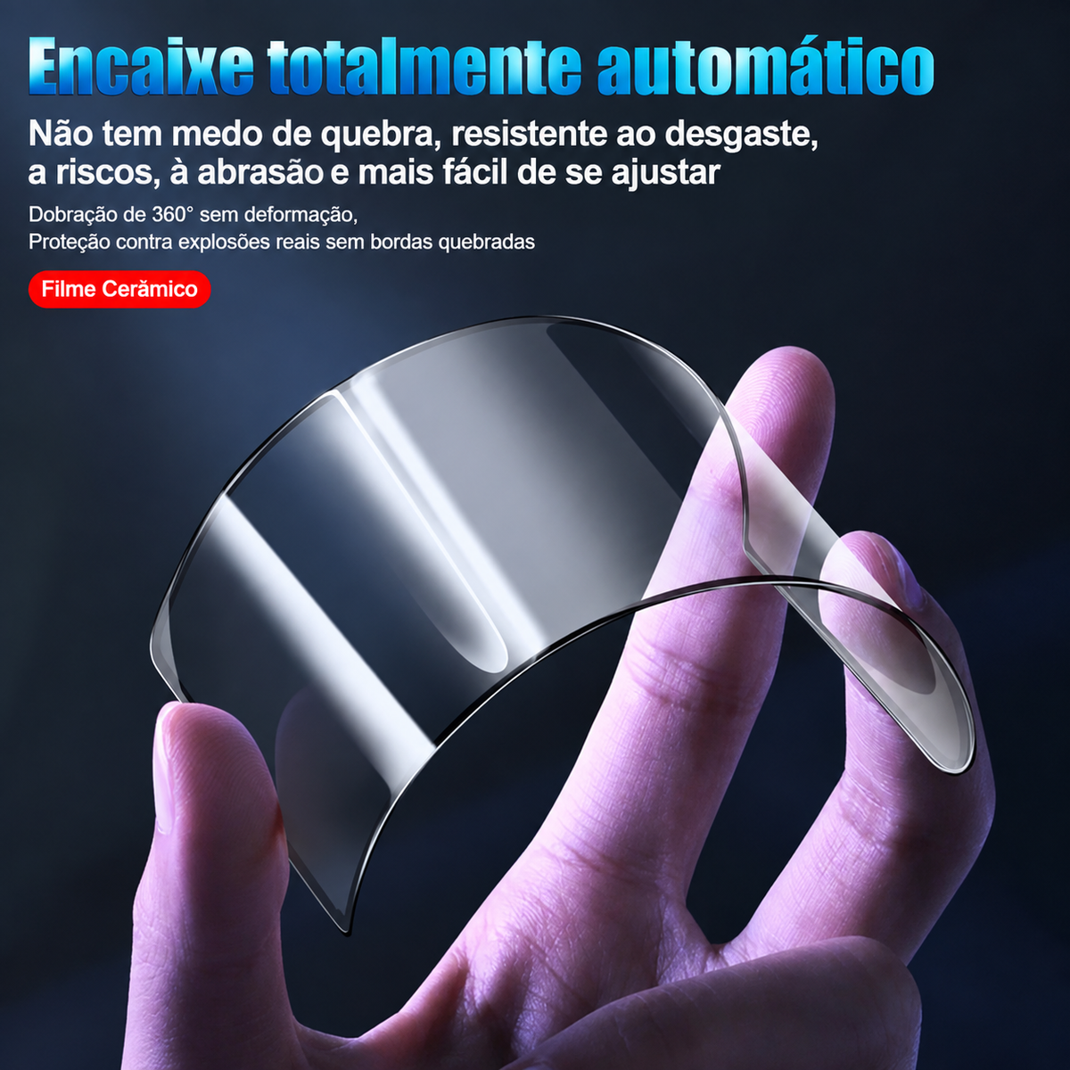 Película de Cerâmica 3D Privativa Para IPhone/Samsung