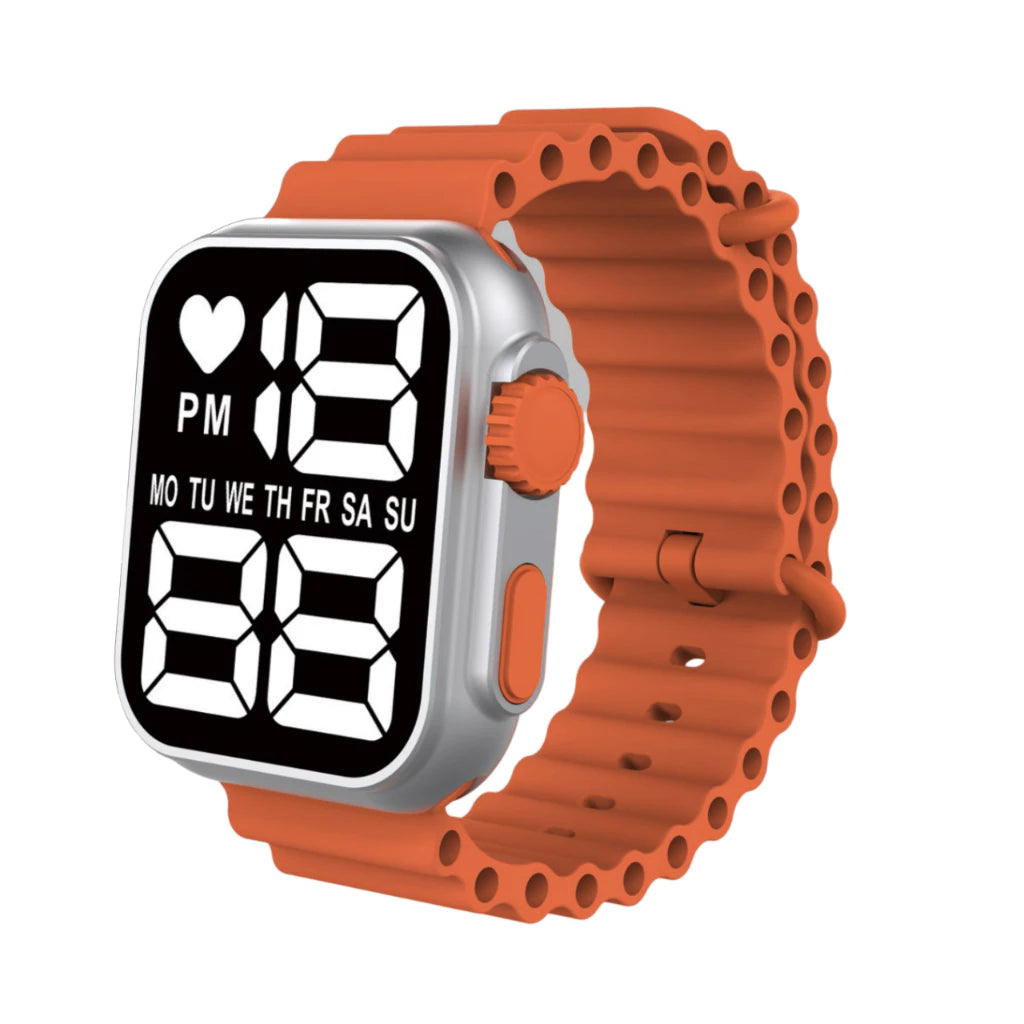 Relógio À Prova D'água LED Digital de Pulso Esportivo feminino Masculino Ultra9 Esporte Pulseira De Silicone