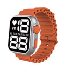 Relógio À Prova D'água LED Digital de Pulso Esportivo feminino Masculino Ultra9 Esporte Pulseira De Silicone
