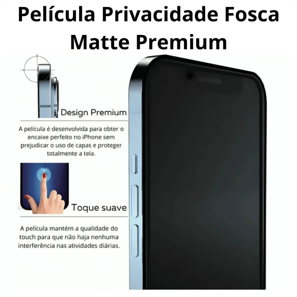 Película de Cerâmica 3D Privativa Para IPhone/Samsung