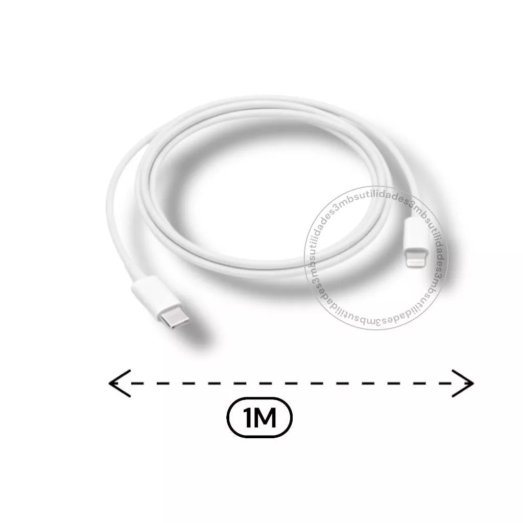 Carregador Turbo Fonte com Cabo Carregamento Rápido 35W