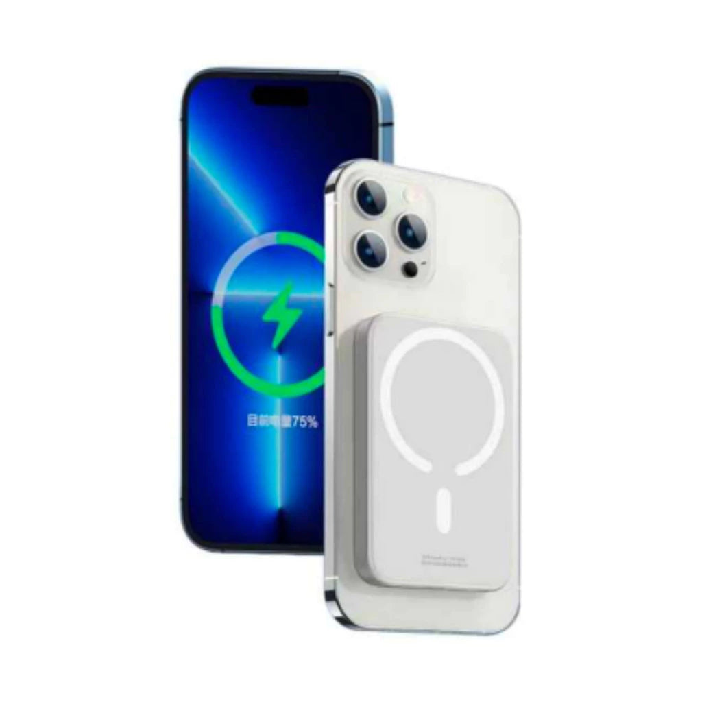 Carregador Portátil Magsafe Indução iPhone Apple Sem fio Bateria Carga